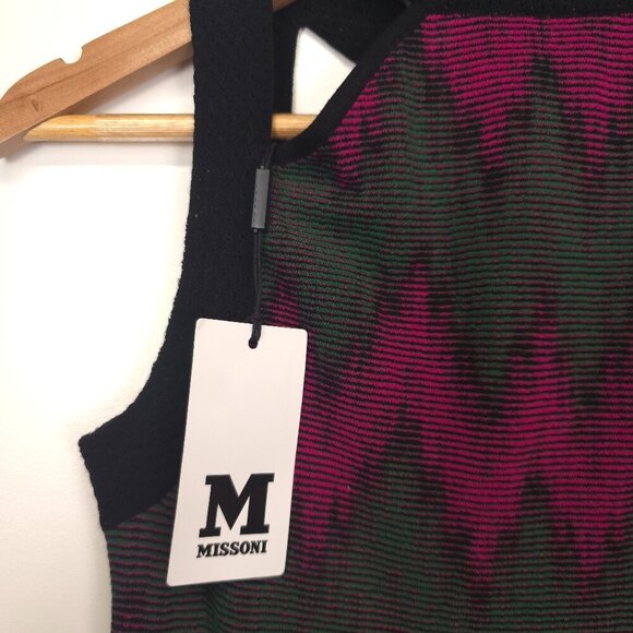 M Missoni Zigzag Knit Bodycon Midi Dress - Picture 9 of 12
